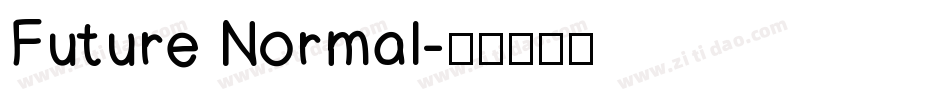 Future Normal字体转换